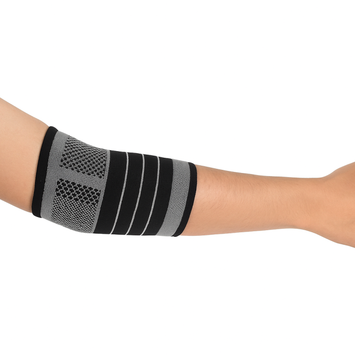 Fasa elastica CELhome pentru cot, marime universala, compresie usoara, suport sportiv [2]