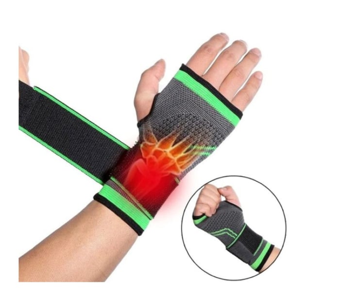 Fasa elastica CELhome pentru incheietura mainii, bandaj reglabil, marime universala, compresie confortabila [4]