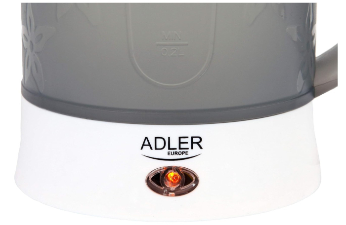 Fierbator electric portabil Adler 0.6L, 600W, plastic rezistent, oprire automata, ideal pentru calatorii si birou [6]