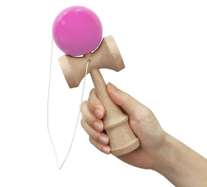 Kendama cu Design Clasic 18cm – Jucarie din Lemn pentru Coordonare si Indemanare -CELhome- [5]