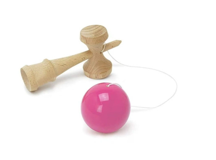 Kendama cu Design Clasic 18cm – Jucarie din Lemn pentru Coordonare si Indemanare -CELhome- [4]