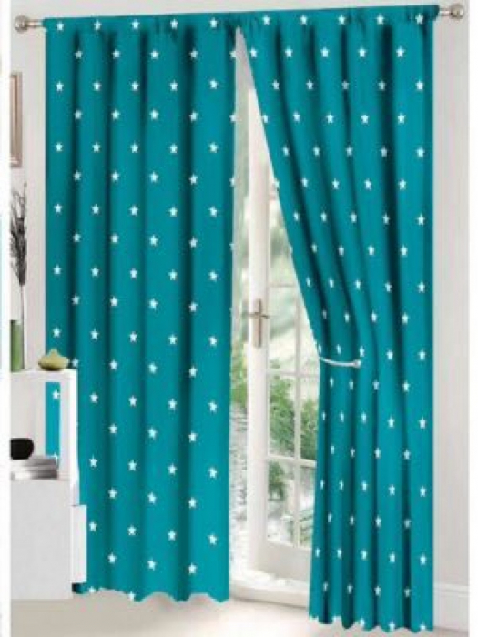 Lenjerie de pat 8 piese cu draperii – CELhome – Cearceaf de pat 230 x 240 cm, Cearceaf pilota 200 x 230 cm, 2 Fete de perna 70 x 70 cm, 2 Fete de perna 55 x 75 cm, 2 Draperii 150 x 230 cm, Verde [3]