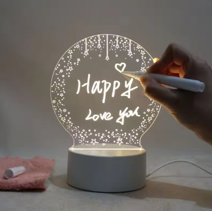 Panou creativ LED cu Mesaje Personalizate 16.9 X 12.8 cm [3]