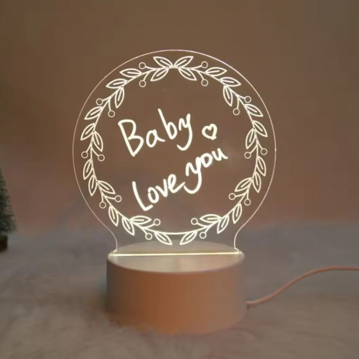 Panou creativ LED cu Mesaje Personalizate 16.9 X 12.8 cm [2]