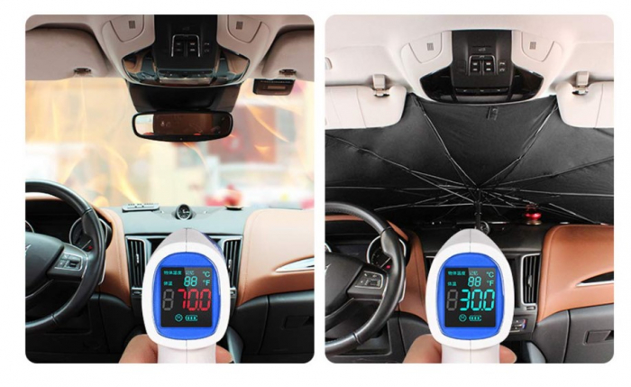 Parasolar auto tip umbrela – Accesoriu pentru Protecție Solară - CELhome [6]
