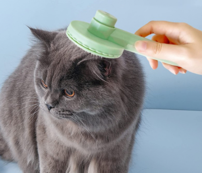 Perie pentru Animale – Ideala pentru caini sau pisici, cu Maner Ergonomic si Curatare Usoara [3]