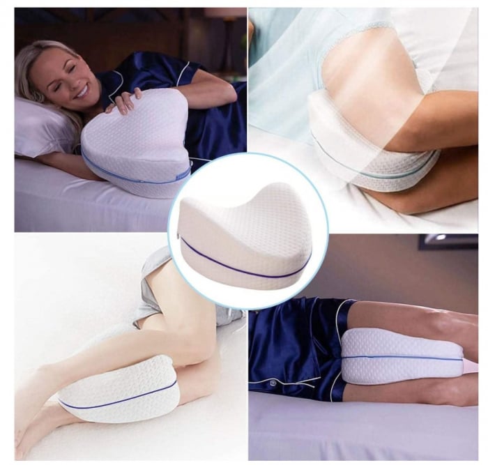 Perna Ortopedica pentru un Somn Confortabil – CELhome- Pentru Genunchi si Solduri, Memory Foam, 28x20 cm, Suport Sciatic, Dureri de Spate, suport in Sarcina [7]