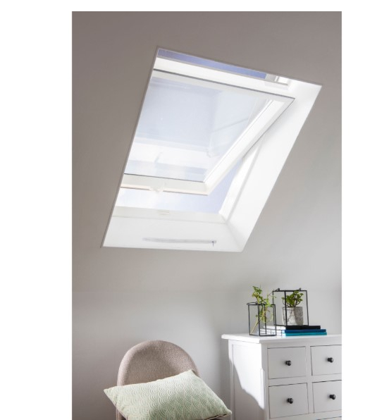 Plasa tantari pentru fereastra de mansarda, fixa, cu scai, 150 x 180 cm, alba [2]