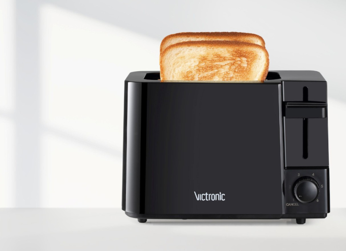 Prajitor de Paine 650W – 2 Felii, 6 Setari Rumeneala, Functie Anulare, Tava Firimituri, Control Electronic, Auto-Oprire [5]