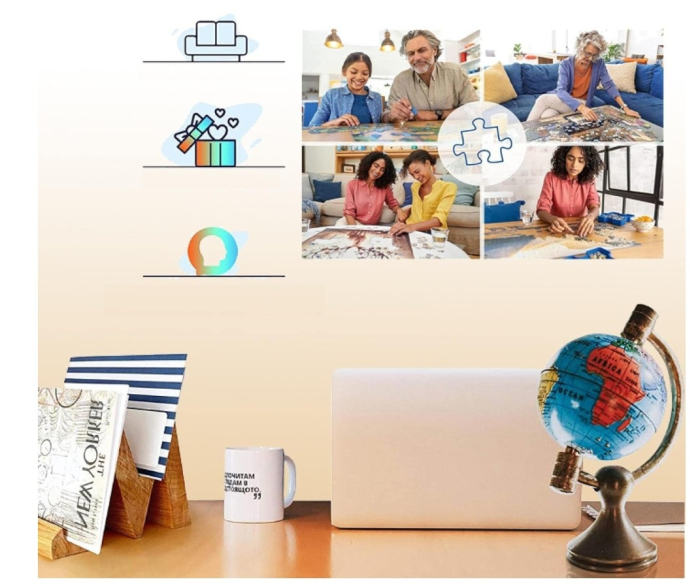 puzzle 1000 piese dinozauri [3]