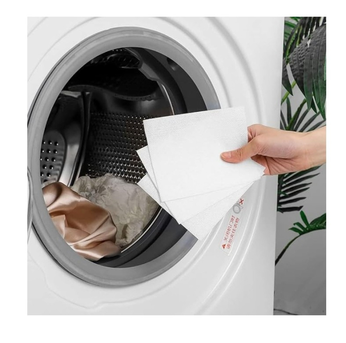 Set 10 Foi Absorbante Anti-Culoare pentru Rufe, Anti-Transfer Culoare, Utilizare la Masina de Spalat [4]