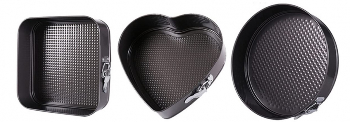 Set 3 Tavi de Copt cu Baza Detasabila si Invelis Antiaderent – Ideal pentru Torturi si Prajituri [2]