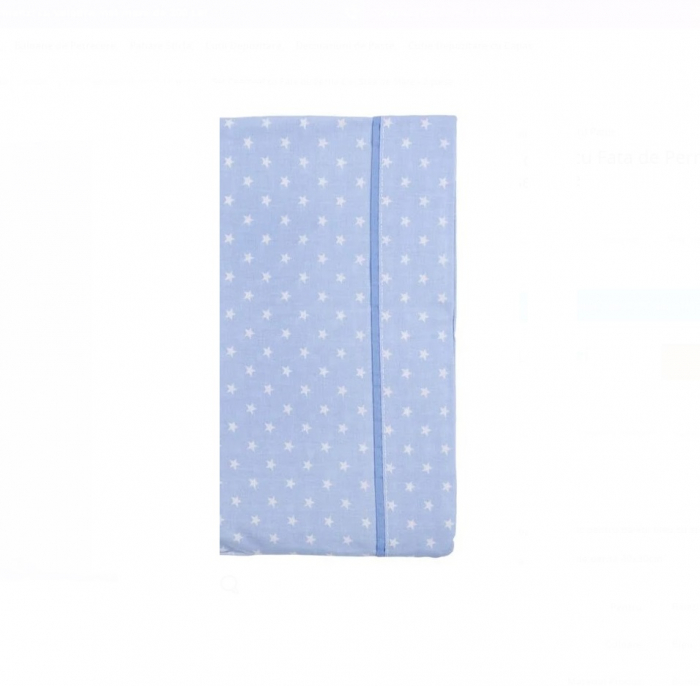 Set CELhome pentru Bebe – Lenjerie, Patura si Perna, Albastru cu Stele [2]
