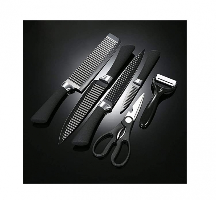 Set de 6 Cuțite din Oțel Inoxidabil CELhome – Cuțite de Bucătărie [2]