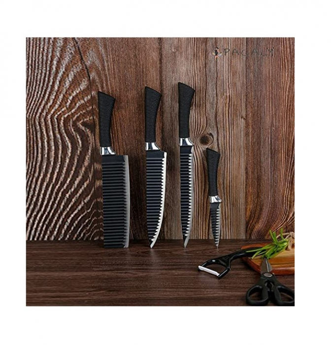 Set de 6 Cuțite din Oțel Inoxidabil CELhome – Cuțite de Bucătărie [6]