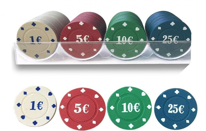 Set Poker CELhome – 100 Fise Profesionale cu Cutie Metalica [3]