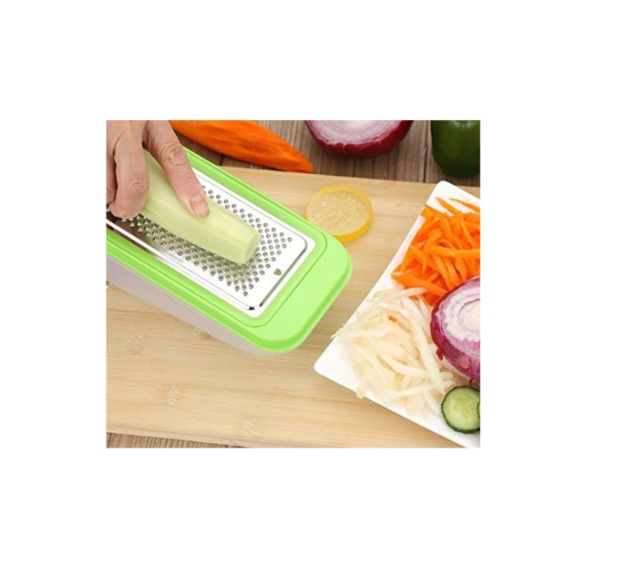 Set Razatoare cu Bol 4 Piese – Inox si PVC, Rastel Interschimbabil, Bol Colectare Inclus, Design Compact si Functional [6]