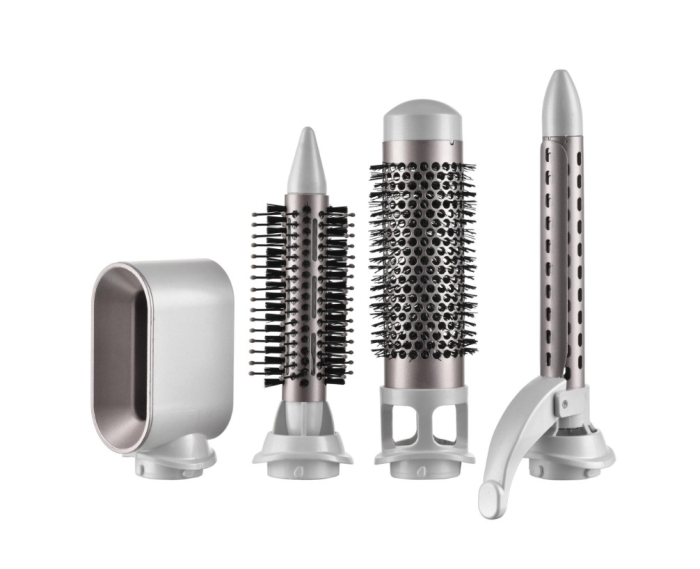 Styler 5-in-1 pentru par cu putere 1200 W, 5 accesorii interschimbabile – uscator, ondulator, perii, 2 trepte temperatura + functia „cool shot” [3]