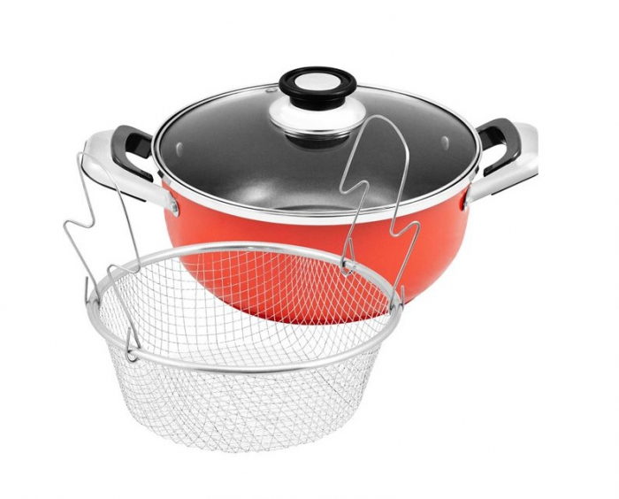 Tigaie pentru prajit si gatit -CELhome- non stick cu cos prajire 28 cm, antiaderenta, usor de curatat [6]