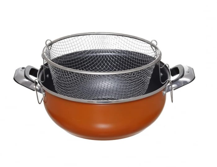Tigaie pentru prajit si gatit -CELhome- non stick cu cos prajire 28 cm, antiaderenta, usor de curatat [10]