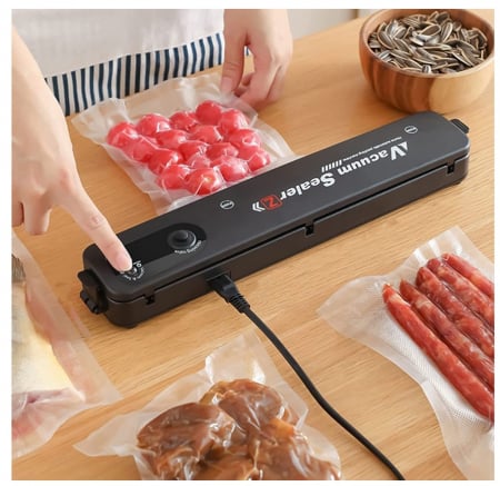 Selecție de Produse Sub 100 RON - Aparat de vidare alimente + rola folie 30 cm x 500 cm