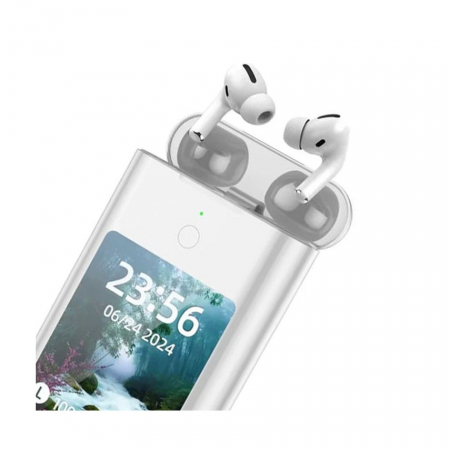 Casti Wireless CELhome, cu Display LCD 2.8” Touch si Baterie Externa Integrata Portabila, 8000mAH, Bluetooth, Alba [5]