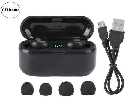 Categorii de produse - Casti Wireless Inteligente CELhome cu Bluetooth 5.3, Sunet Stereo HD, Autonomie 6 Ore, Control Tactil, Cutie Incarcare Rapida, Cu Cablu si 3 Seturi Silicon