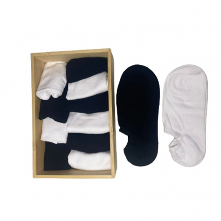 Cutie cu 10 perechi de sosete din Bumbac, 39 - 46 EU, CELhome [2]
