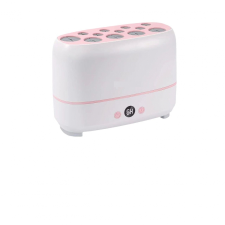 Selecție de Produse Sub 100 RON - Dispozitiv de Uscare Perii, Pensule si Bureti de Machiaj CELhome, ABS, Silicon, Alimentare USB, 55x39x59CM, Alb