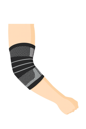Categorii de produse - Fasa elastica CELhome pentru cot, marime universala, compresie usoara, suport sportiv