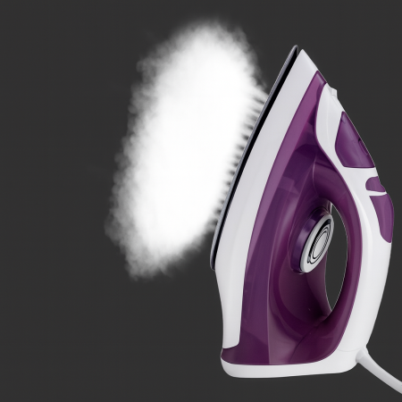 Fier de Calcat cu Abur si Spray 1600W – Talpa Inox, Jet puternic, Abur Normal si Vertical, Functie Calcat Uscat, Pulverizator + Cană Rezervor + Led Indicator [5]