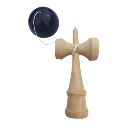 Kendama cu Design Clasic 18cm – Jucarie din Lemn pentru Coordonare si Indemanare -CELhome- [4]