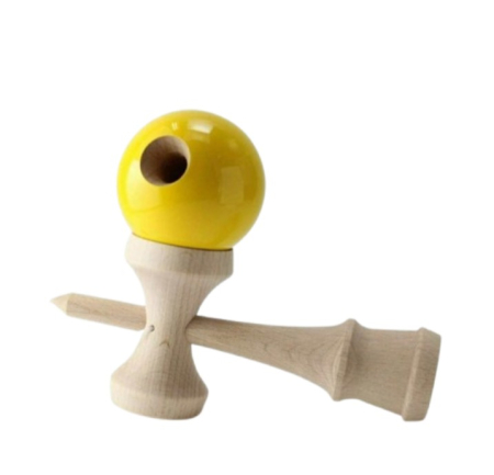 Kendama cu Design Clasic 18cm – Jucarie din Lemn pentru Coordonare si Indemanare -CELhome- [2]
