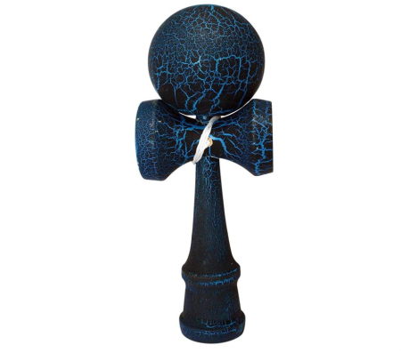 Articole pentru copii - Kendama Full-Size cu Design „Crackle” – Jucărie Clasică din Lemn pentru Coordonare și Îndemânare