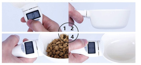 Lingura electronica de masurare CELhome, capacitate 800 g, precizie ±1 g, afisaj digital, ideala pentru bucatarie si laborator [8]
