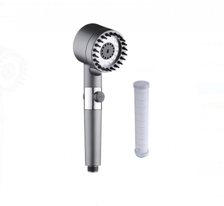 Categorii de produse - Para de dus CELhome cu peri din silicon pentru masaj capilar, filtru incorporat si presiune inalta, racord universal 1/2