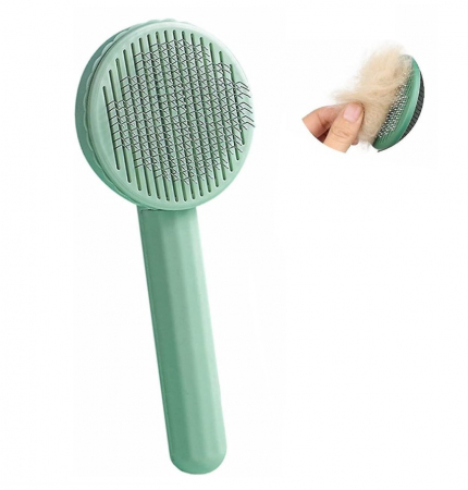 Perie pentru Animale – Ideala pentru caini sau pisici, cu Maner Ergonomic si Curatare Usoara [3]