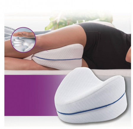Perna Ortopedica pentru un Somn Confortabil – CELhome- Pentru Genunchi si Solduri, Memory Foam, 28x20 cm, Suport Sciatic, Dureri de Spate, suport in Sarcina [4]