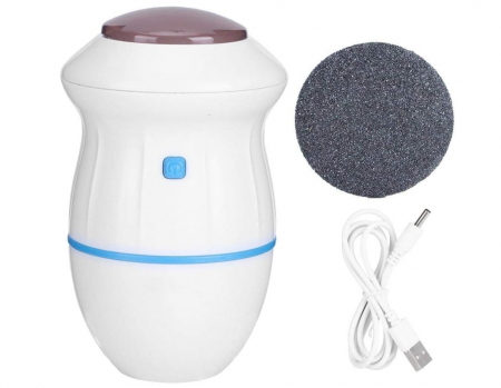 Pila electrica CELhome pentru calcaie uscate si crapate – design ergonomic, alimentare USB si baterii, cu mini perie de curatare [3]