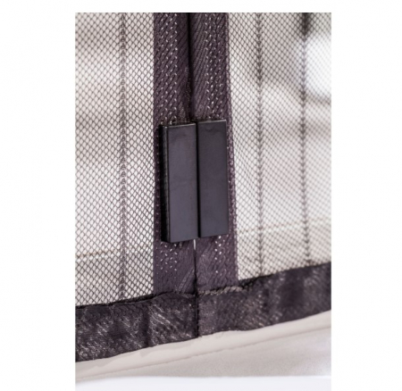Plasa tantari pentru usa, tip perdea cu magnet, 100x230 cm, culoare neagra, CELhome [3]