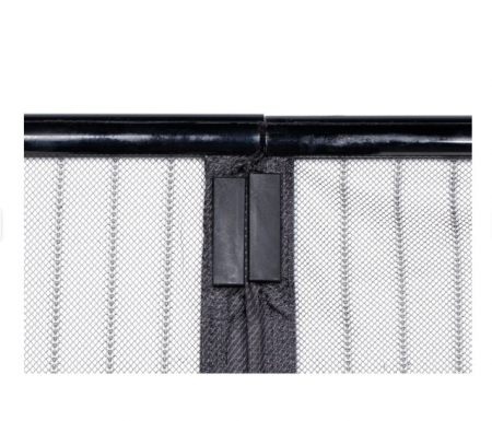 Plasa tantari pentru usa, tip perdea cu magnet, 100x230 cm, culoare neagra, CELhome [5]