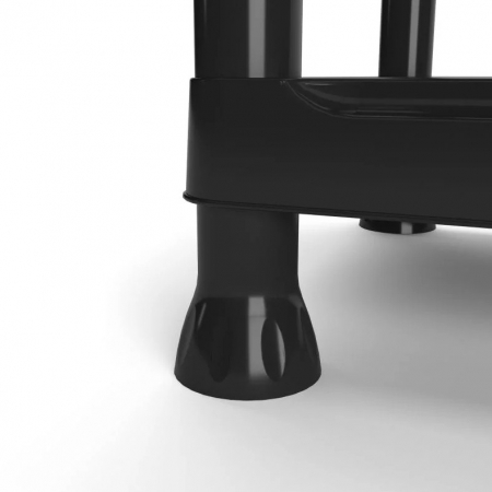 Raft depozitare plastic 5 polite 176x75x32 cm negru 30 kg/polita [2]