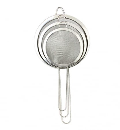 Selecție de Produse Sub 100 RON - Set 3 Strecuratori din inox CELhome cu microperforatii
