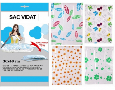 Selecție de Produse Sub 100 RON - Set 4 Saci de Vidat 30X40 cm – Compatibili cu Aspiratorul de Acasa