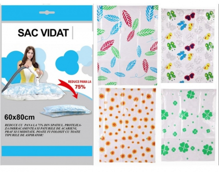 Selecție de Produse Sub 100 RON - Set 4 Saci de Vidat 60x80 cm – Compatibili cu Aspiratorul de Acasa