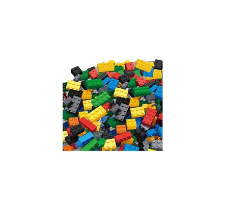 Set 800 de cuburi pentru constructii si creatii nelimitate + Suport pentru Caramizi Constructie Verde 16x16 cm, CELhome [5]