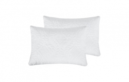 Set CELhome - Pilota 220 x 200 cm + Lenjerie de pat Tip Damasc 6 piese - Mov [7]