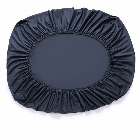 Set  3 piese pentru pat – husa saltea cu elastic 230x250 cm, 2 fete de perna 50x70 cm, moale si calduroasa, pentru saltea 180x200 sau 160x180 cm, Bleumarin [5]