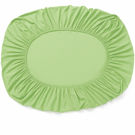 Set  3 piese pentru pat – husa saltea cu elastic 230x250 cm, 2 fete de perna 50x70 cm, moale si calduroasa, pentru saltea 180x200 sau 160x180 cm, Verde [5]