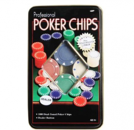 Diverse - Set Poker CELhome – 100 Fise Profesionale cu Cutie Metalica